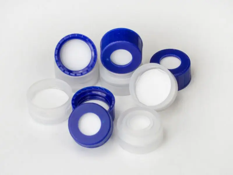 PFAS free septa | pfas free consumables for chromatography | pfas-free chromatography caps | septasource